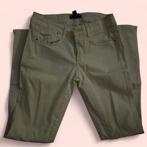 Mango Skinny Pants in yellow